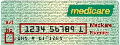 Example Medicare Card